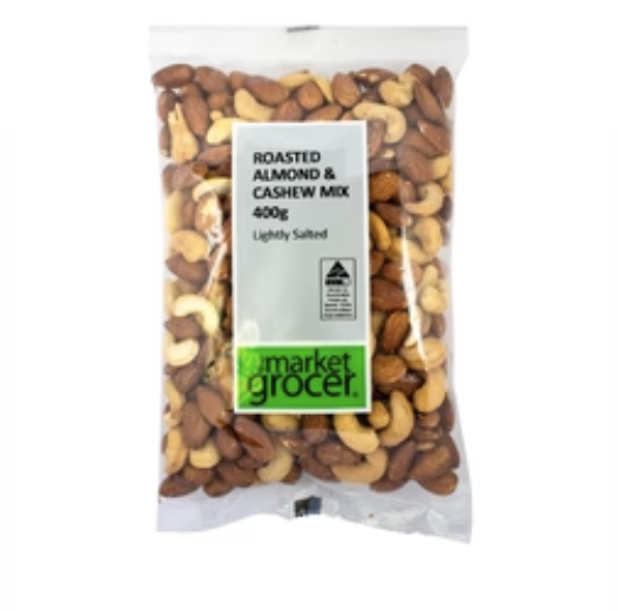 The Market Grocer Roasted Almond & Cashew Mix 400g